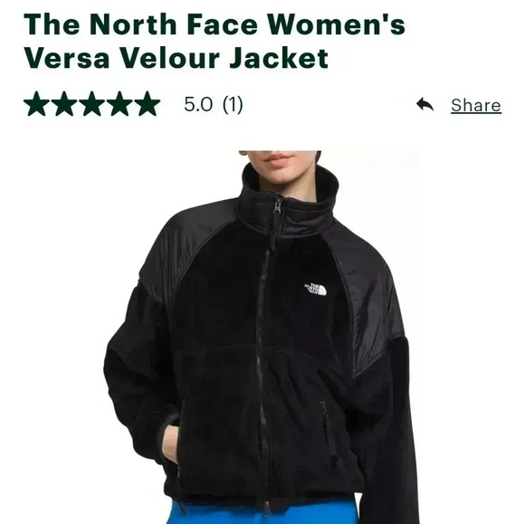 NWOT The North Face versa velour jacket - Picture 8 of 8